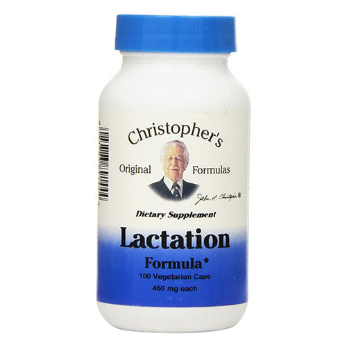 Dr. Christophers Original Lactation Formula, Vegetarian Capsules - 100 ea